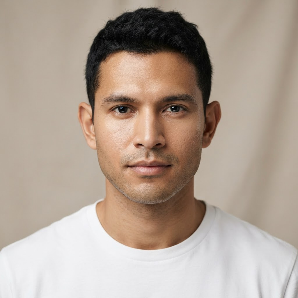After microneedling: smoother, more refined skin texture